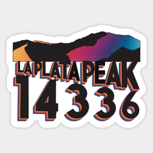 La Plata Peak Sticker